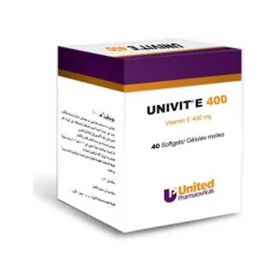 Univit E 400mg 40 Cap Univit E 400mg 40 Cap