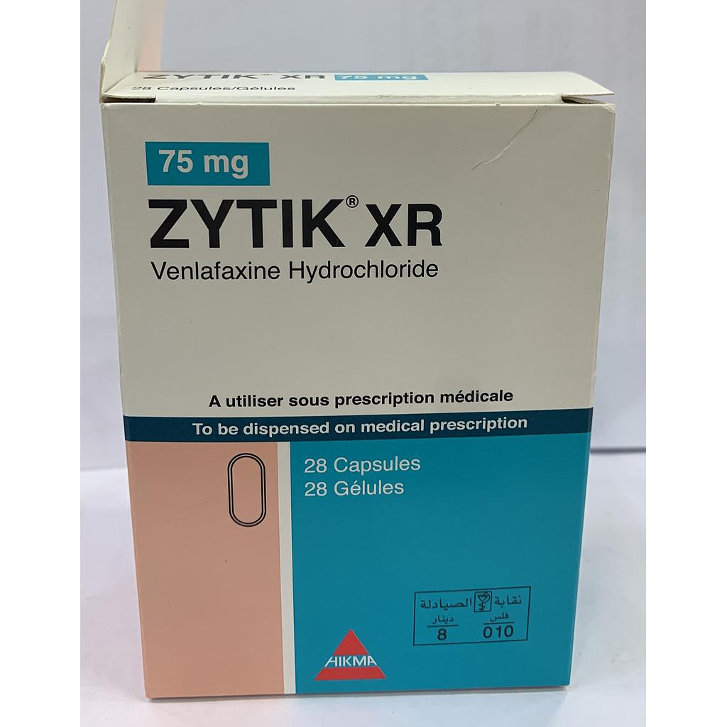 Zytik XR 75mg 28 Capsules Zytik XR 75mg 28 Capsules