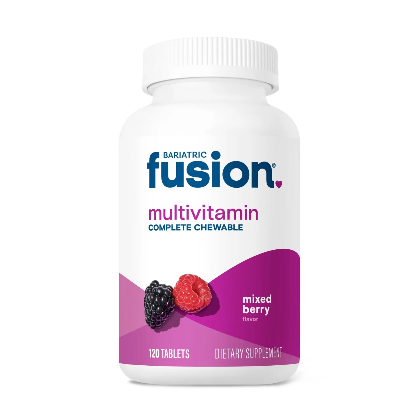 Bariatric Fusion Multi Vitamin and Mineral 120 Chewable Tablets - Mixed Berry Bariatric Fusion Multi Vitamin and Mineral 120 Chewable Tablets - Mixed Berry