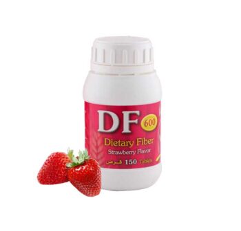 DF Diet Fiber 600 mg 150 Chewable Tablets - Strawberry