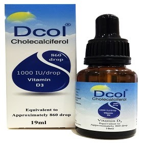 Dcol Vitamin D3 1000 IU 19ml Drops