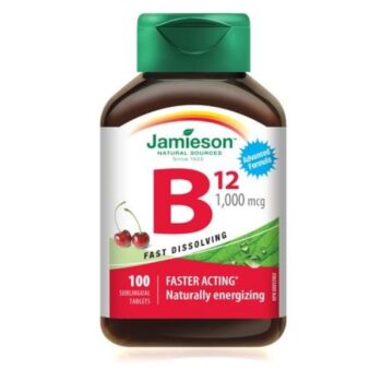 Jamieson Vitamin B12 1000mcg 100 Sublingual Tablets