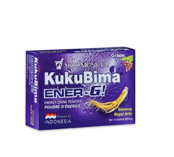 Kukubima Ginseng Royal Jelly Powder 6 Sachets -Grape