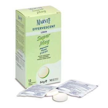 Marvit Super Mag 12 Effervescent Tablets