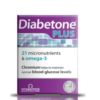 Vitabiotics Diabetone Plus Dual Pack 56 Tablets and Capsules