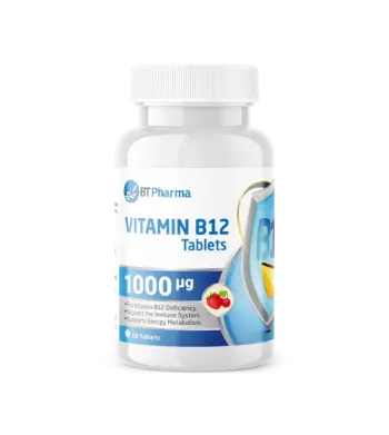 BT Pharma Vitamin B12 1000 Mcg 60 Tablets