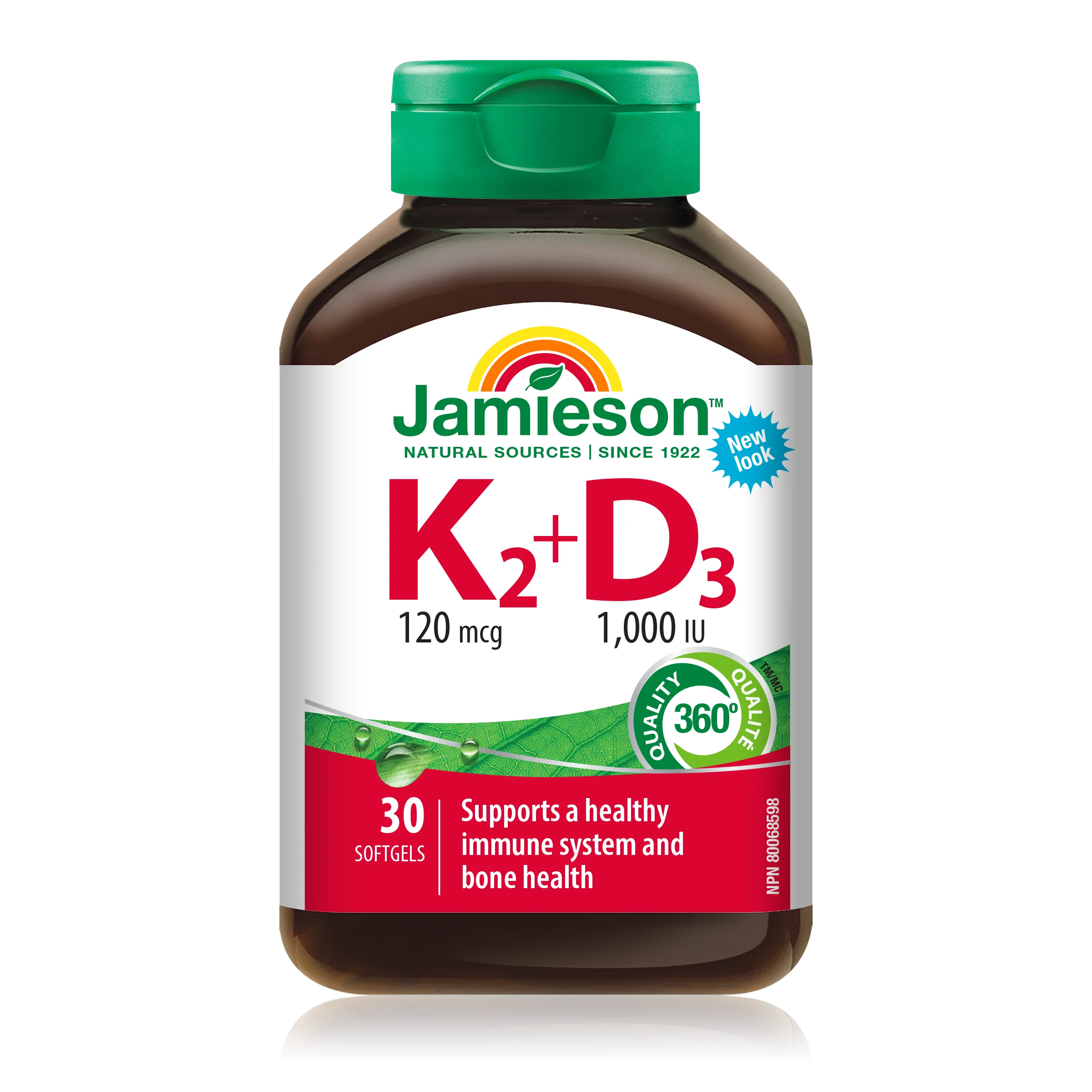 Jamieson K2 + D3 30 Capsules Jamieson K2 + D3 30 Capsules
