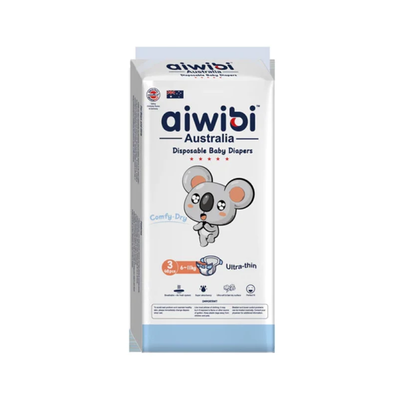 Aiwibi (3) M 48 Baby Diapers Aiwibi (3) M 48 Baby Diapers