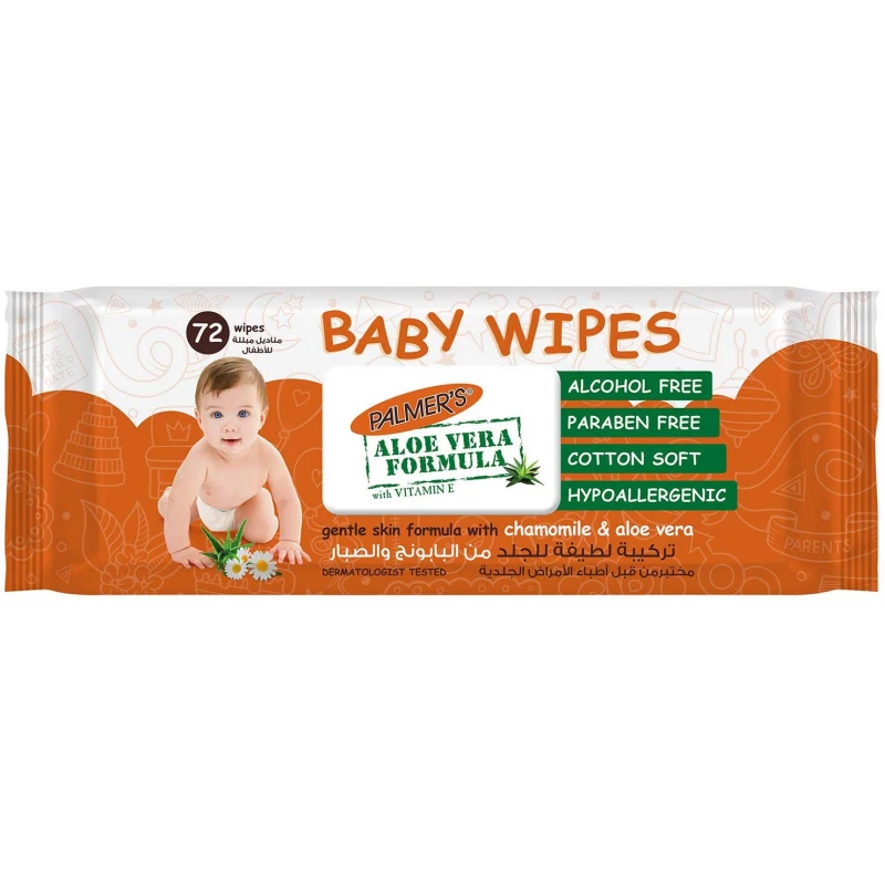 Palmers Baby Wipes 72Pcs Palmers Baby Wipes 72Pcs