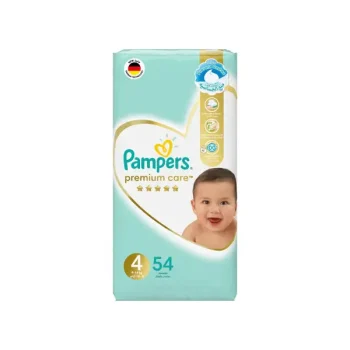 Pampers Premium Double (4) 54 Baby Diapers