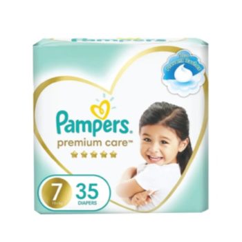 Pampers Premium Double (7) 35 Baby Diapers