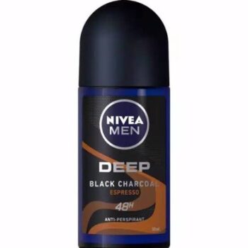 Nivea Deep Black Carbon Espresso Deodorant Roll On For Men 50ml