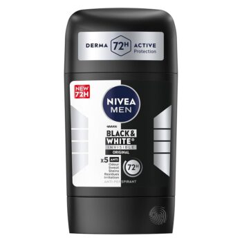 Nivea Invisible Black & White Original Deodorant Stick For Men 50ml