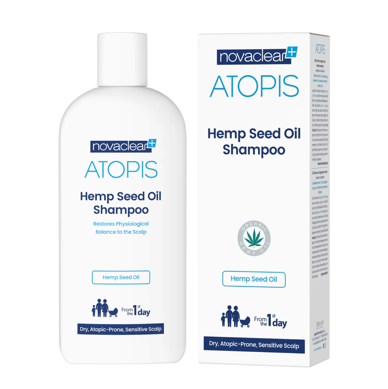 Novaclear Atopis Hemp Seed Oil Shampoo 250ml Novaclear Atopis Hemp Seed Oil Shampoo 250ml