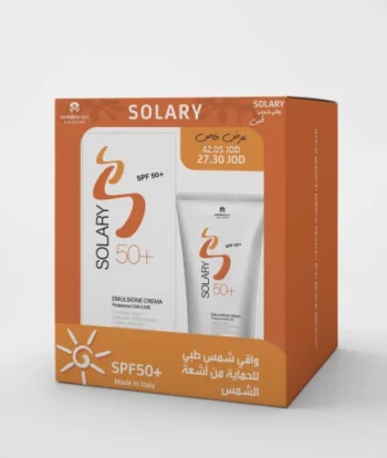 Offer Difa Cooper Solary Sunblock Spf 50+ Emulsion Cream 50ml - 2 Pcs Special Price