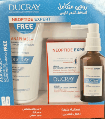 Offer Ducray Neoptide Expert Anti Hair Loss Serum 50ml + Free Ducray Anaphase+ Anti Hair loss Shampoo 200