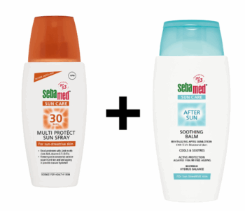 Offer Sebamed Sunblock Spf 30 High Spray 150ml + Sebamed After Sun Lotion 150ml- Special Price
