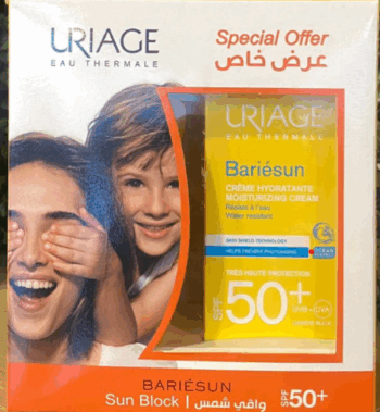 Offer Uriage Bariesun Sunblock Spf 50+ Cream 50ml 2Pcs